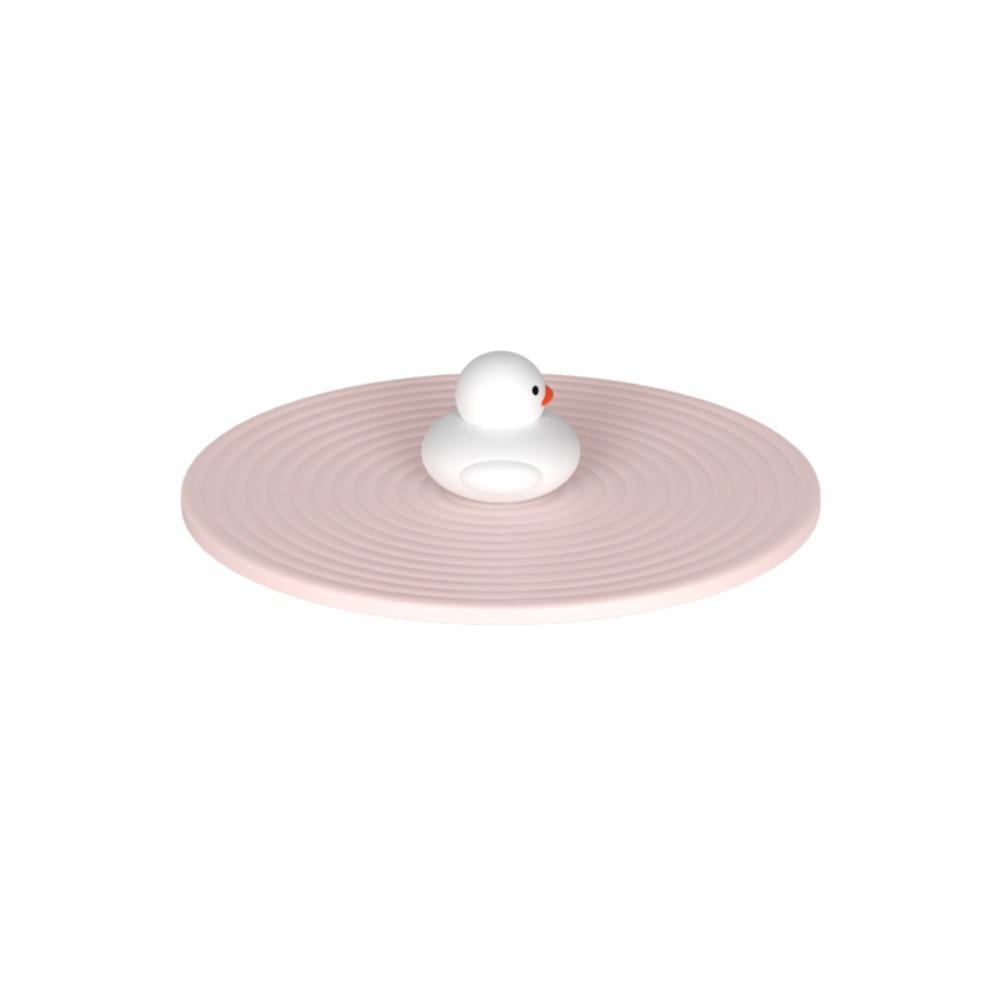 

2PCS Cartoon Silicone Cup Lid Dustproof Tea Cup Lid Universal Drinking Glass Cover Office розовый