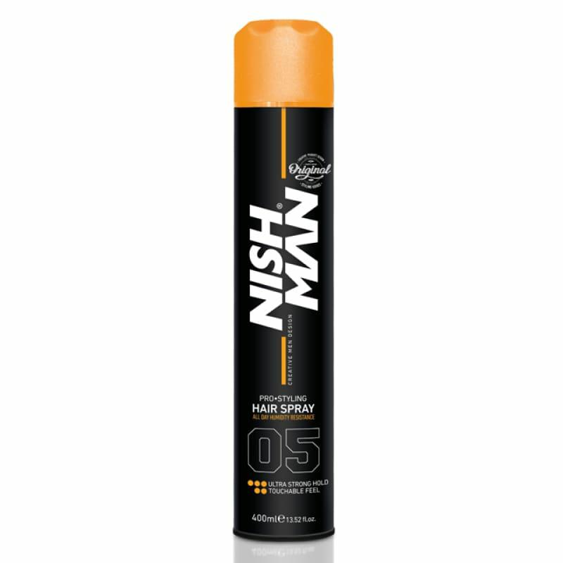 Nishman 05 Hair Spray Ultra Strong Hold Lakier Do Włosów 400 Ml