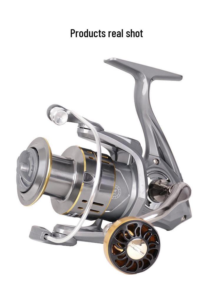 Full Metal Long Cast Fishing Reel: Spinning Wheel, Lure Casting, Sea Rod, Rock Fishing, Slanted Mouth Design
