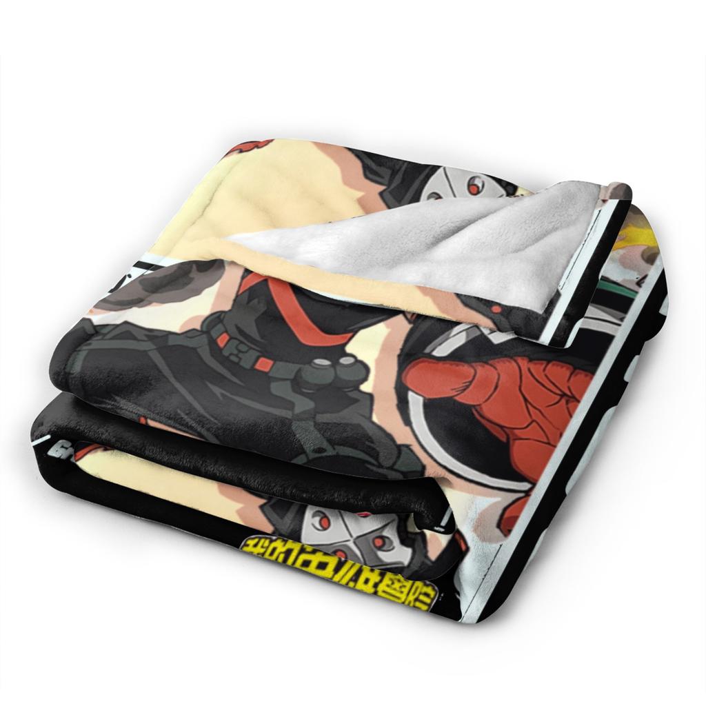 Katsuki Bakugou My Hero Academia Blanket Plush Novelty Warm Throw Blankets for Bedding Lounge Winter,