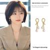 Elegant Butterfly Flower Stud Earrings - S925 Silver Needle, High-End and Versatile for Women