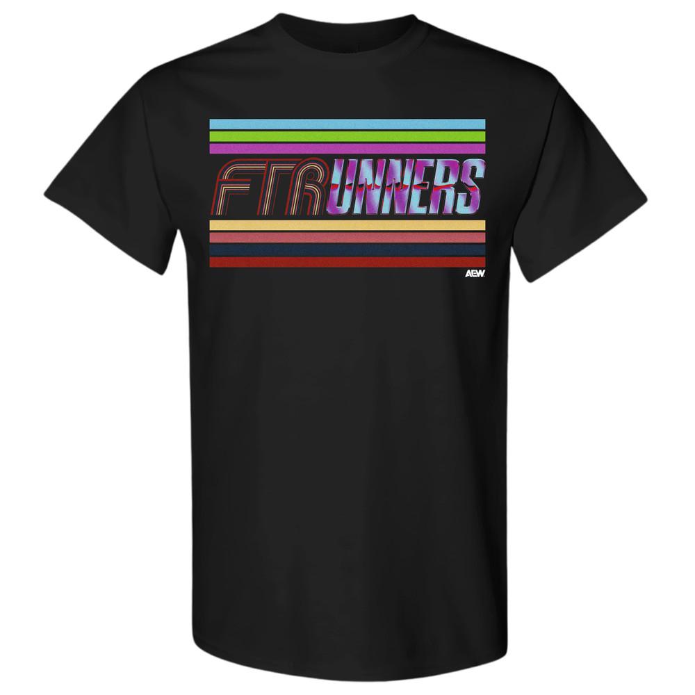FTR amp; The Outrunners  FTRunners AEW Official TShirt Unisex T-Shirt XXXL