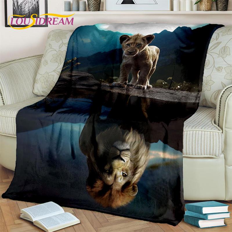 Bestie Desene Animate Tigru Leu Leopard Animal Faună Sălbatică Pătură, Pătură Moale de Aruncat pentru Casă Dormitor Pat Canapă Acoperire Picnic Pătură Copii