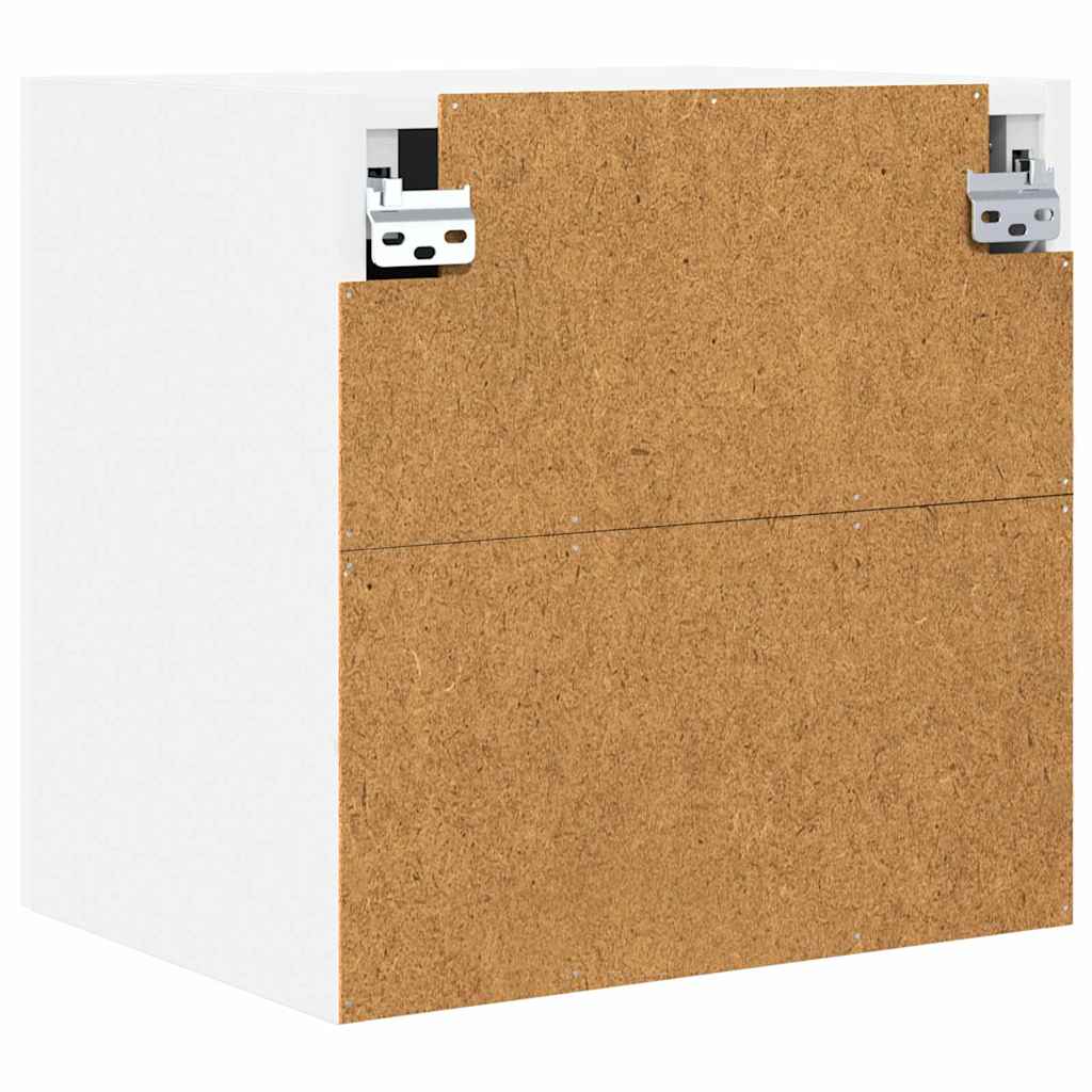 Wall Mounted Cabinet with Door 2 pcs White 40 x 31 x 40 cm Particleboard
