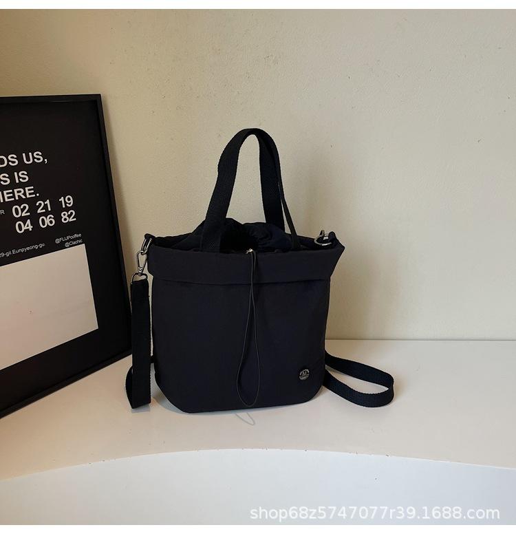 Japanese cloth bag handbag bag women s large capacity shoulder bag niche design tote bag lazy wind commuter crossbody bag