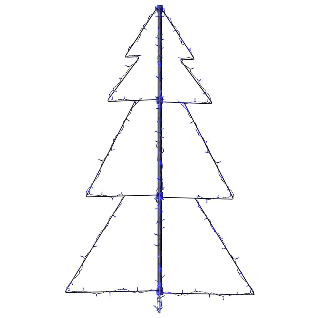 Christmas Cone Tree with 160 LEDs for Indoor & Outdoor Use 78 X 120 Cm