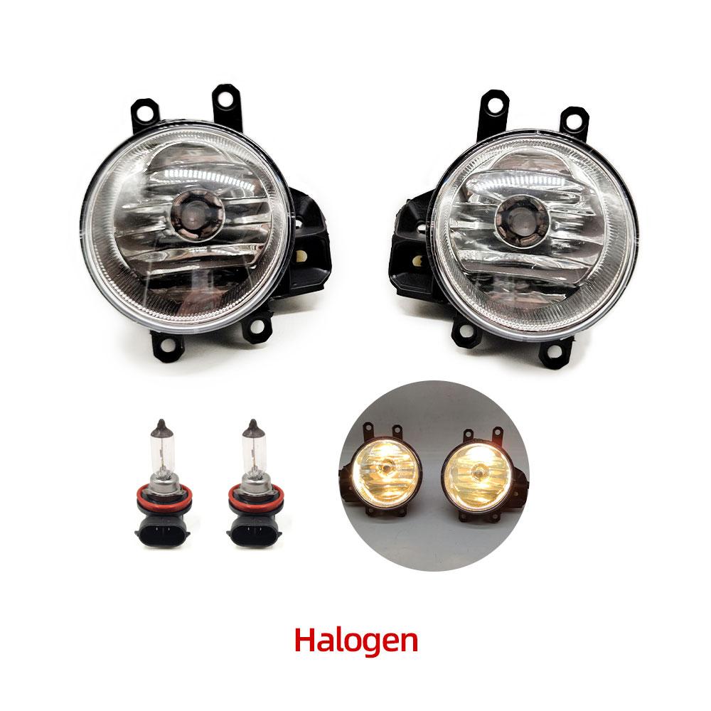 Car LED Fog Light For Toyota RAV4 2016 2017 2018 Headlight Fog Lamp Cable Switch Grille Cover Halogen Foglights Frame