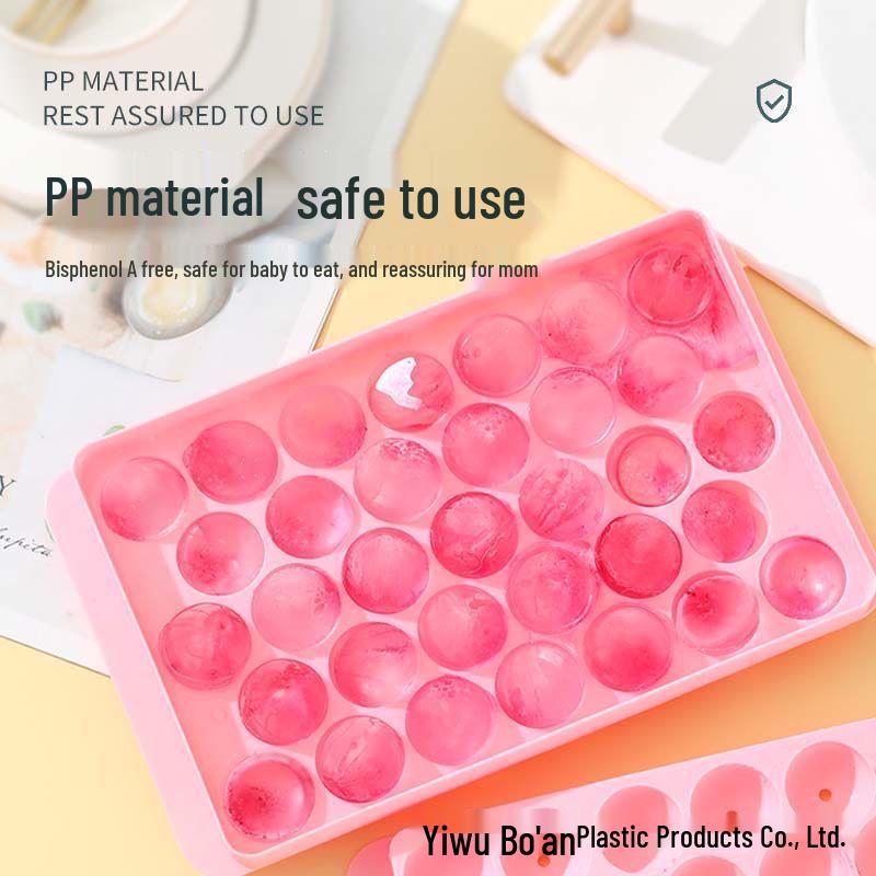 

Ice Ball & Cube Tray: 33 Grids Quick Freeze for Creative Homemade Ice Blue 33-Grid Ice Ball Mold