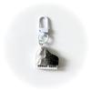 Mini Piano Keychain Gradient Color 3D Music Note Design Creative Bag Decor for Christmas Small Gift