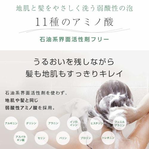 PLuS Natural Origin Moist & Repair Shampoo (500ml / Botanical) Non-Silicon Amino Acid (Made In Japan) (Shampoo)
