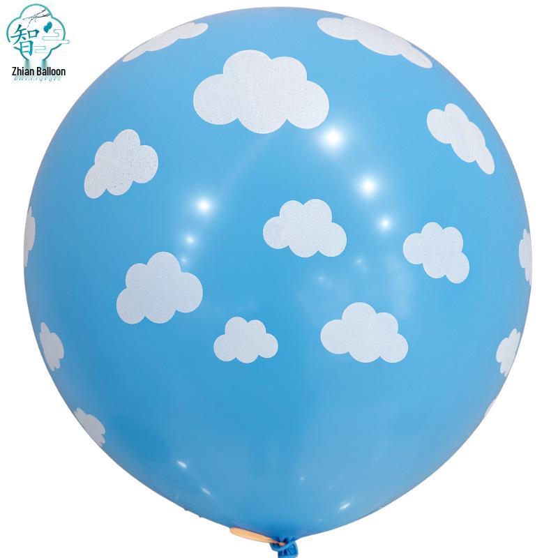 36-Inch Thickened Latex Round Macaron Balloon for Birthday Party Decoration