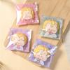 100Pcs 7x7cm Small Plastic Cartoon Animal Printed Self-Adhesive Packaging Cookie Candy Bags Child Birthday Party Favors
