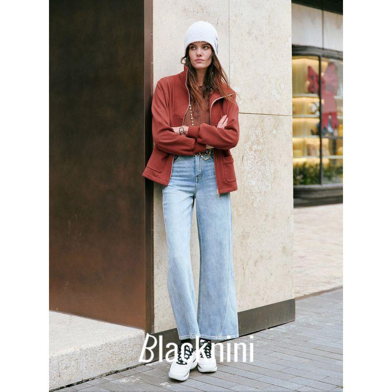 Blacknini Yin WAF/"Modeling Set" Miu Sense Machine Made Athflow Inner Wear Outer Wear Sweatshirt and Sweatpants