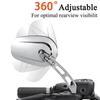 2 Silver Aluminum Rearview Mirrors for Harley D