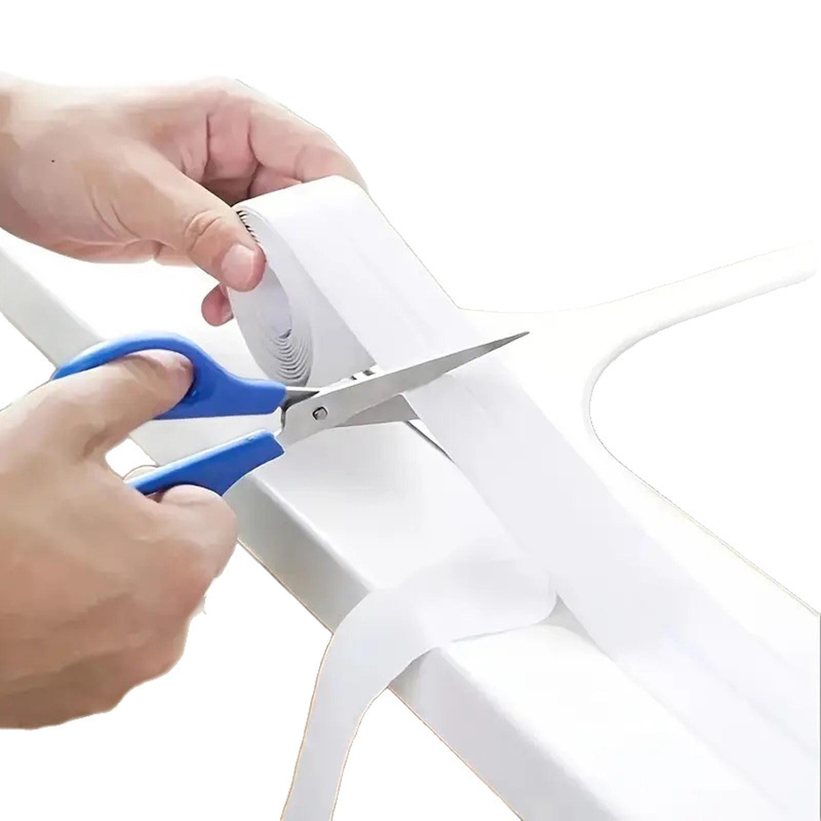 Kitchen Bathroom Sink Seal Strip Toilet Seat Adhesive Strip Corner Sealing Rubber Strip белый