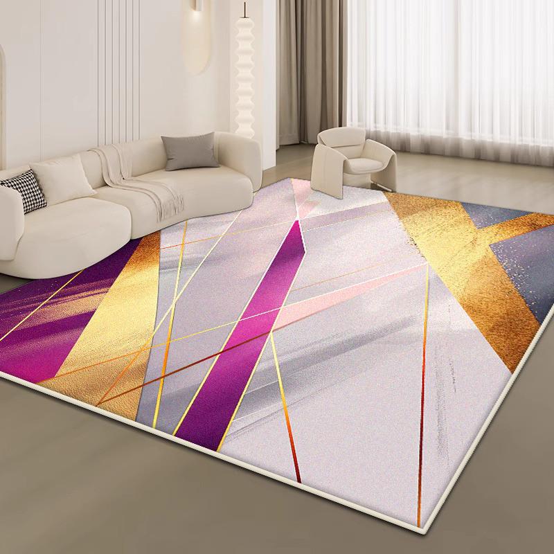 

Modern Geometric Living Room Rug Decoration Home Bedroom Bedside Plush Carpet 200x300 Cm Large Area Non-slip Soft Mat Washable 60*90cm
