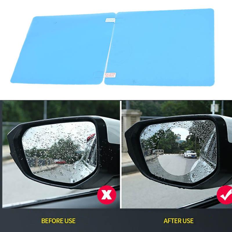 Rainproof Film Car Rearview Mirror Sticker Anti-Fog Film Window Glass Shield