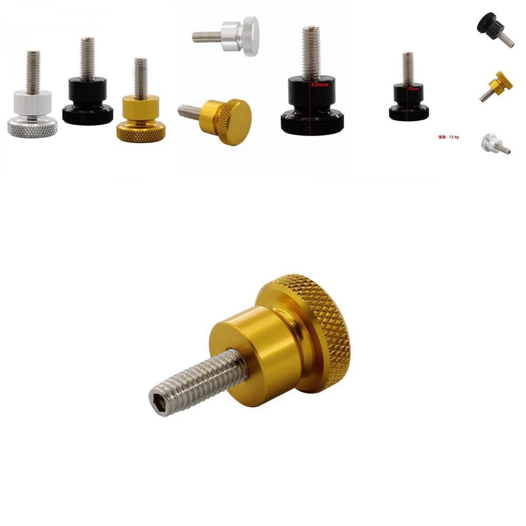 Premium Werkzeuglose Sitzkissen Schnellverschluss-Schrauben in Silber, Schwarz und Gold-Finish