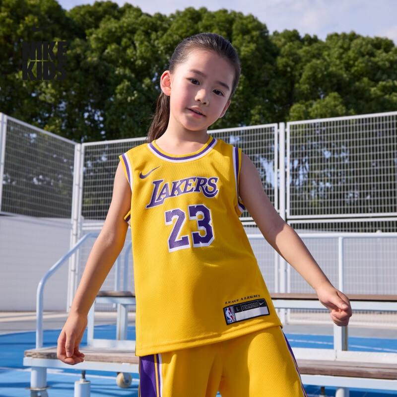 Nike NBA LeBron James Lakers Icon Toddler Jersey 110 S