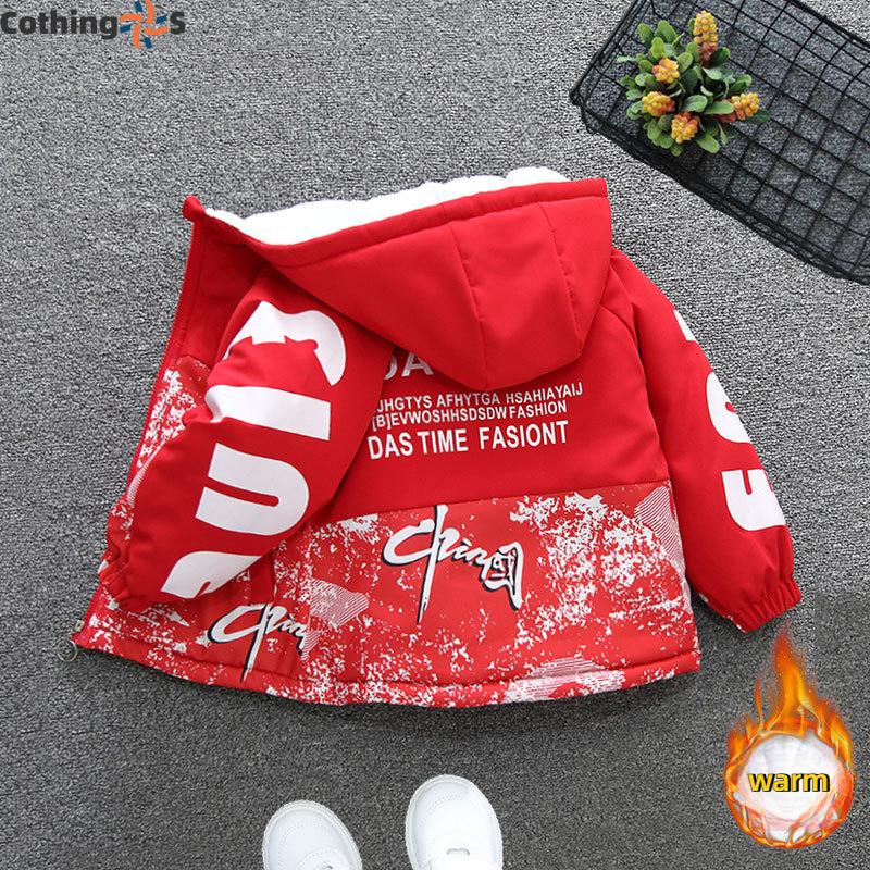 

Куртка для хлопчиків, осінь і зима, нова зима, потовщений бавовняний одяг, одяг для дівчат, бавовняний одяг 90