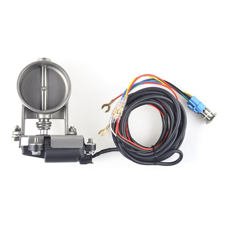 

Button Control Electric exhaust control valve Electric Valve Unit Excellent sealing Exhaust Control Valve 3.0inch