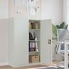VidaXL Office Cabinet 90x40x140 Cm Steel Grey