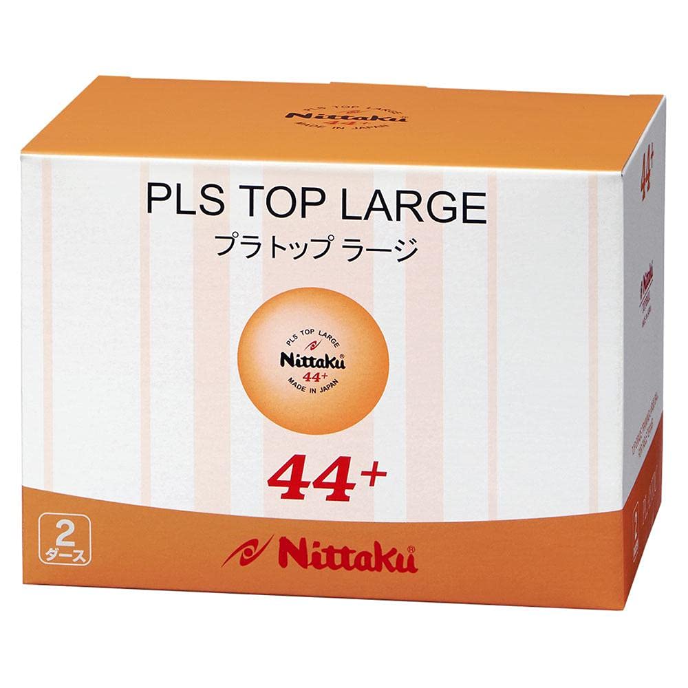 Nittaku Table Tennis Practice Large Plastic 2 Dozen Balls, Balls, 2-Star Grade, 44, (NB-1072)