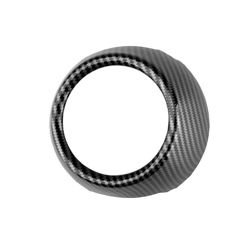 4 pezzi Anello Decorativo Adesivo Maniglia Interna Porta Auto Anello Esterno Maniglia Porta in Plastica ABS Per Mini Cooper F60 Styling Auto