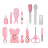 Baby Healthcare Kit Scissors Nail Clippers Tweezers Feeding Spoon Thermometer Comb Infants Grooming
