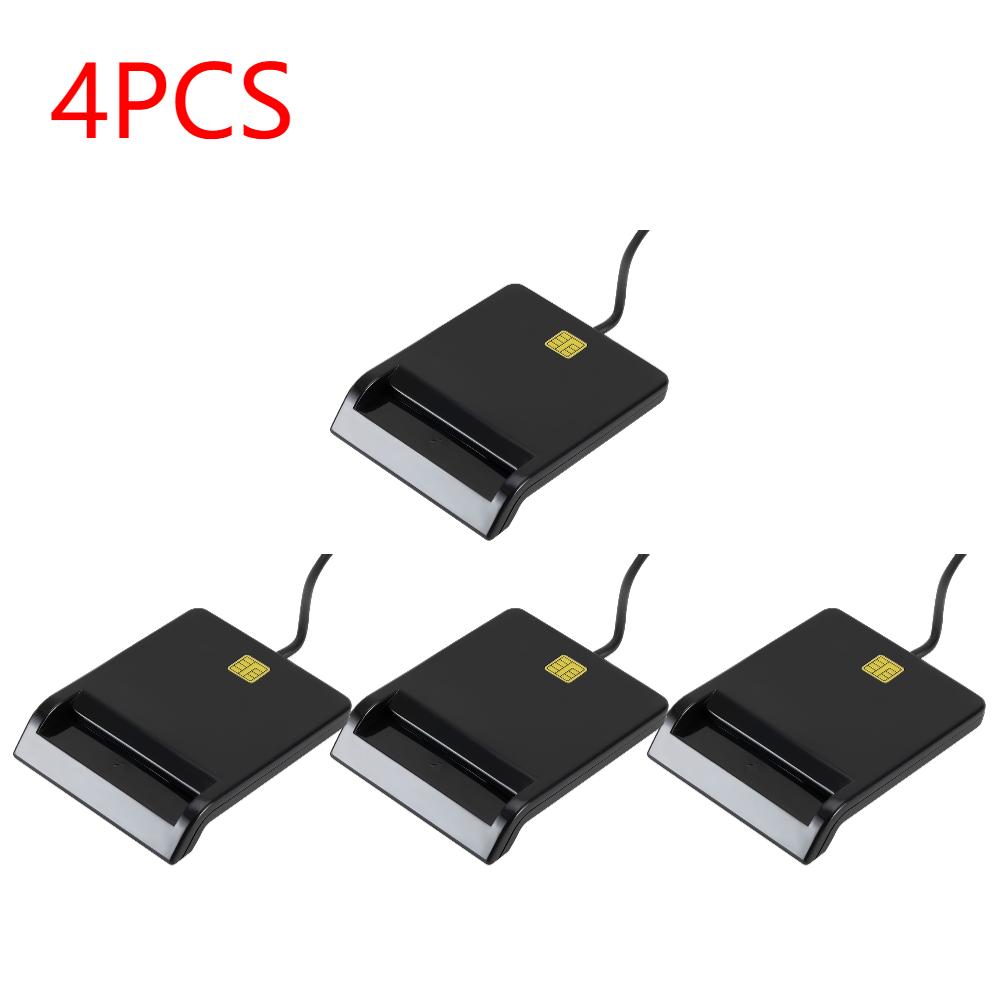 1-5Pcs USB Smart Card Reader Stable Operation Reliable Simplicity for DNIE ATM CAC IC ID SIM Card Cloner Connector Windows