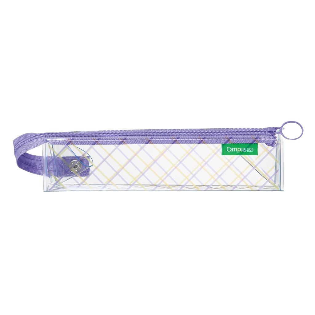 KOKUYO Campus Pen Case That Doubles As a Limited Edition 50th Yellow X Tray, Anniversary, Purple, F-VBF143-L1-5
