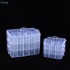 15/18/24/28/30/36 Grids Clear Plastic Compartment Box Screw Tool Storage Boxes,Jewelry Earring Case Container