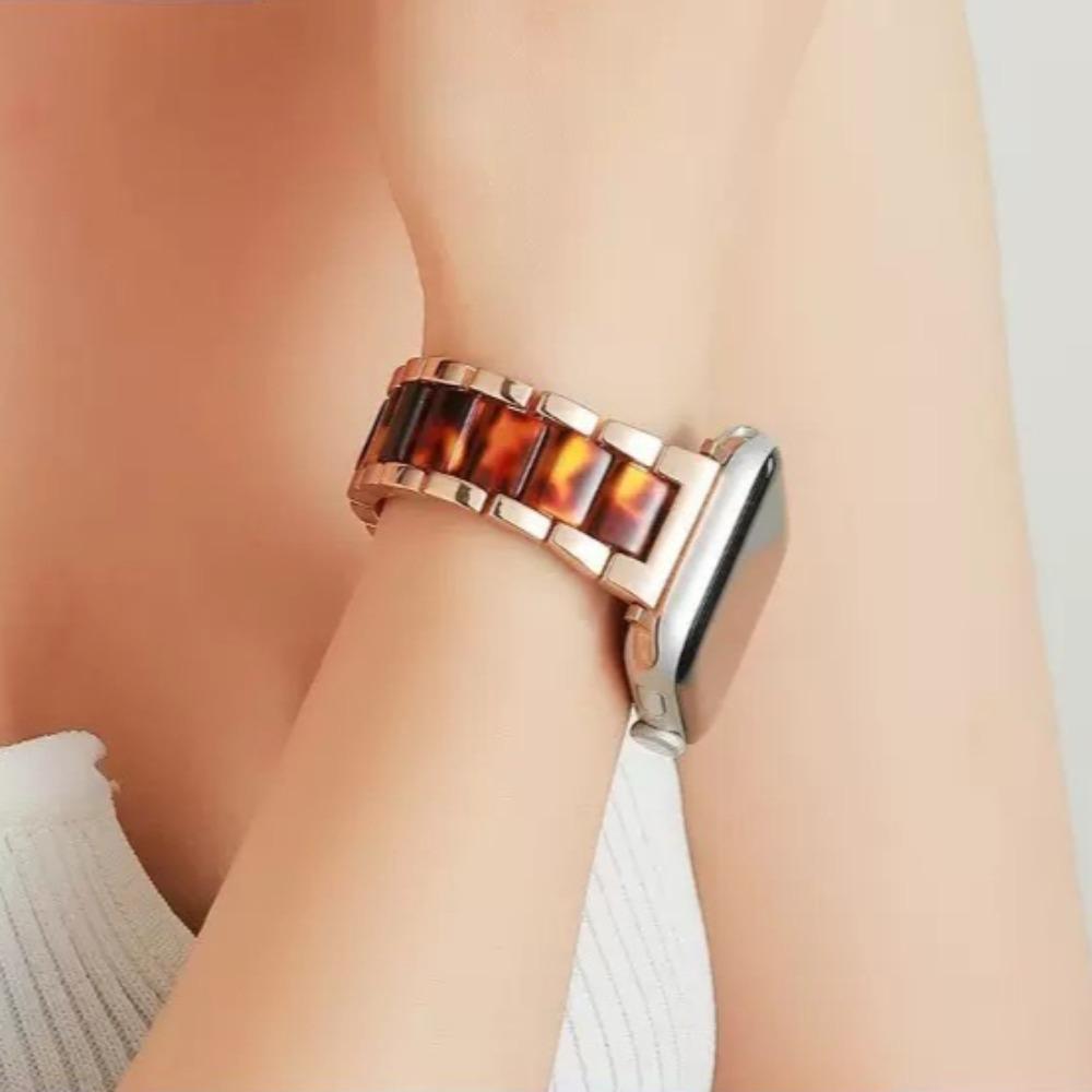 [Creative Resin] Smartwatch Strap for Smartwatches Sized 38-49mm Compatible with iWatch S10-1 SE Ultra Series 3