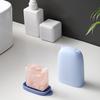 Plastic Soap Box Leakproof Cartoon Soap Plate Travel Organizer for Home Bathroom