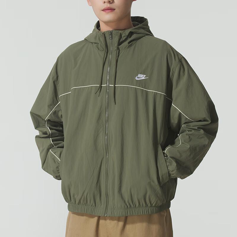 Nike Logo Windbreaker Hooded Woven Long Sleeve Jacket Men Jackets HJ2013-222