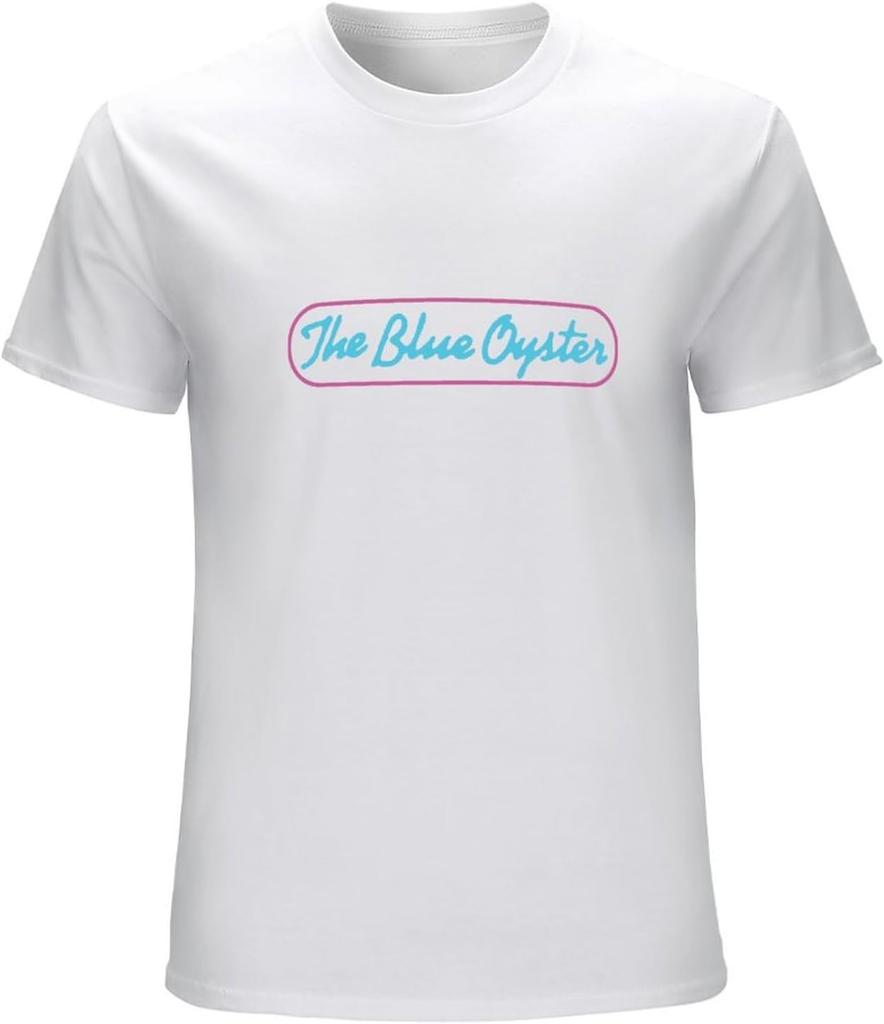 Men's Vintage Movie Blue Oyster Bar T-Shirt White