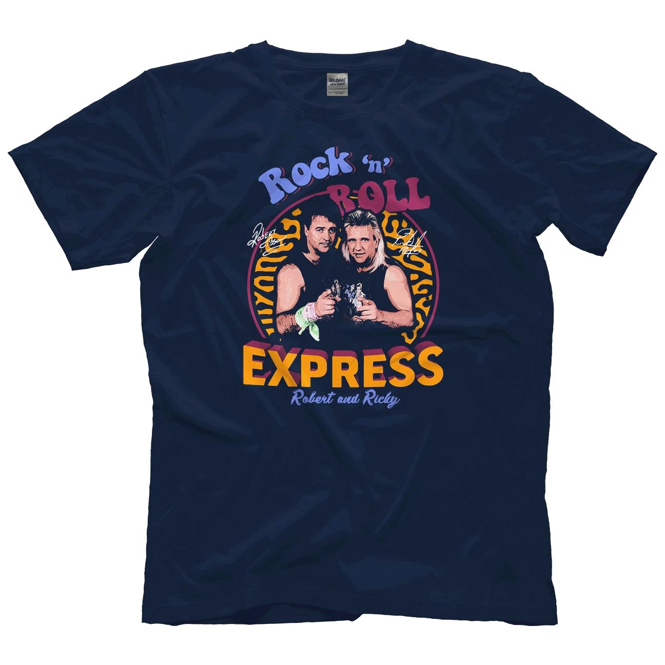 Rock n Roll Express - Rock N Roll Express Retro Men s and Women s T-shirts M