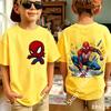 2026 Summer Spider Children's T Shirt Breathable Fabric Classic Character Patterns in A Cute Style Suitable Daily Playwear