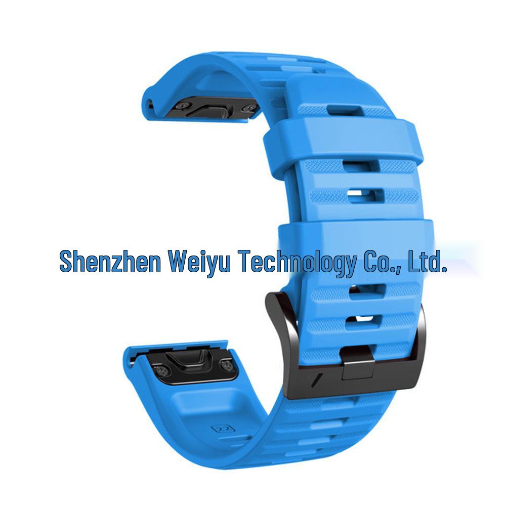 22mm/26mm Quick Release Silicone Band for Garmin Fenix 8/7/6/5 Series