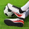 White Football Shoes Men Tf Professional Fast Grass Soccer Shoes Teenager Turf Outdoor Training Nonslip Women Soccer Sneakers