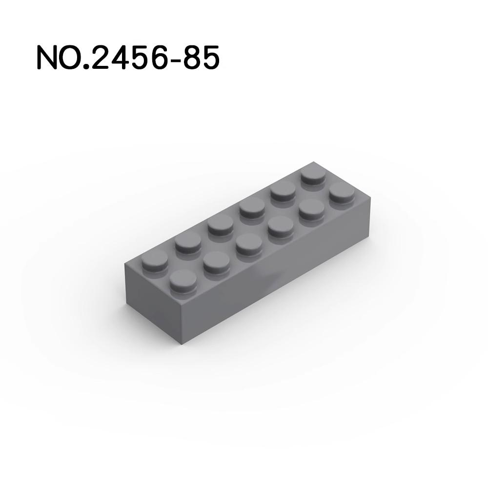 20 Stück MOC Teile 2456 Stein 2 x 6 44237 Kompatible Steine DIY Zusammenbau Bausteine Partikel Kinder Puzzle Gehirnspielzeug Geschenk