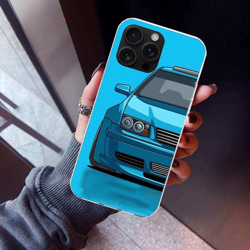 Cool MK4 MK5 Golf Car Phone Case For iPhone 17 Air 16 15 Pro Max 14 Plus 13 Mini 12 11 Cover 7 8 SE Silicone Shell Print Fundas