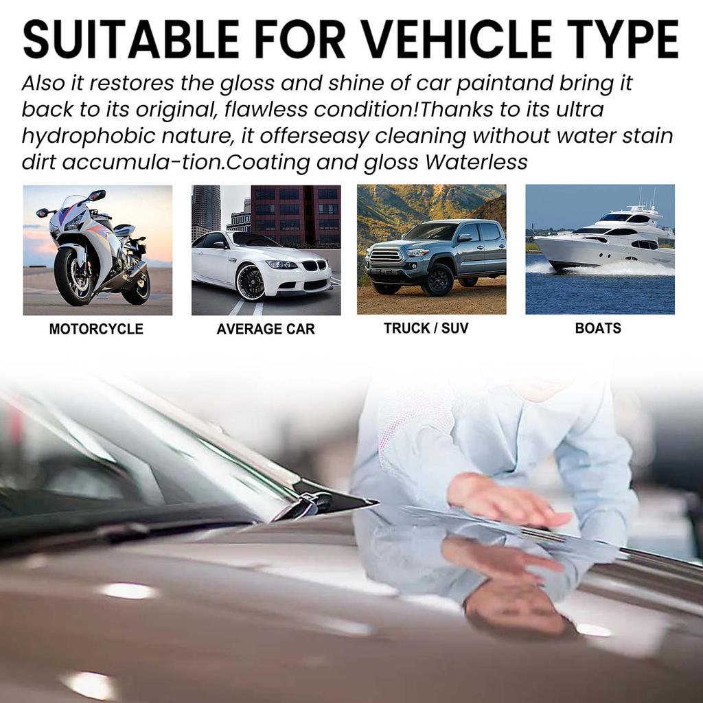 Jaysuing Automotive Coating Spray Superhydrophobic Coating for Repairing Scratches and Water Marks on Car Paintwork Dust-Repellent Polishing Spray