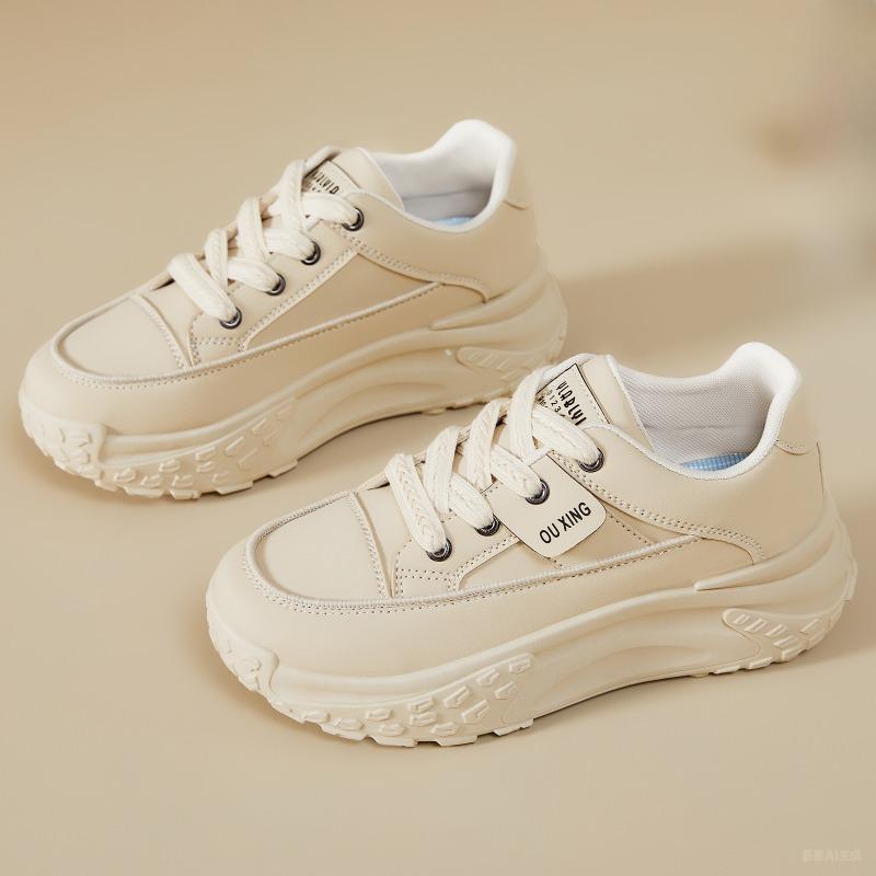 New Women's Shoes Versatile and Fashionable Shoes Thick-soled Shoes Soft-soled Single Shoes Casual Shoes