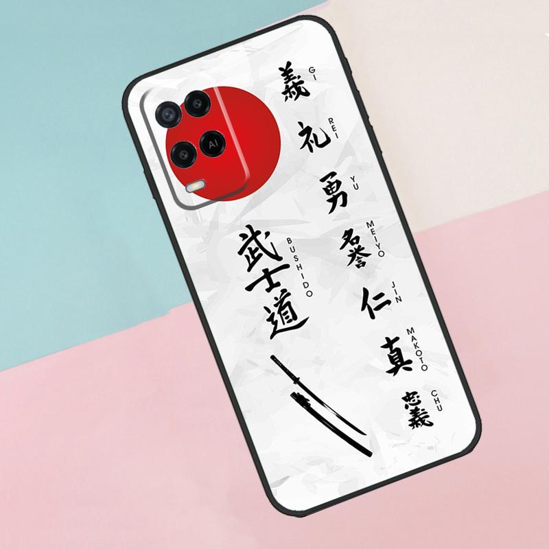 Japanese Bushido Samurai For Oppo A40 A60 A80 A18 A38 A58 A78 A98 A79 A16 A76 A96 A15 A74 A94 A54 A77 A17 Phone Case