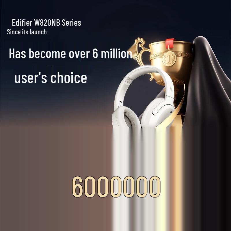 EDIFIER W820NB Triple Gold Standard Active Noise Cancelling Headset