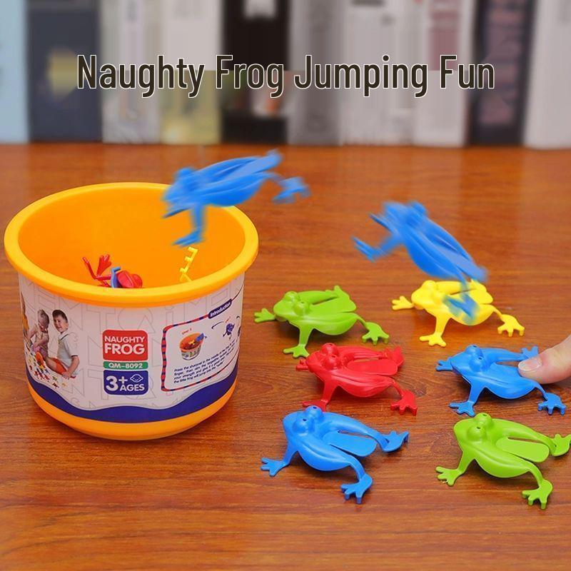

Bouncing Frog Toy: Non-Toxic Educational Game for Kids Ages 3-8, Parent-Child Activity