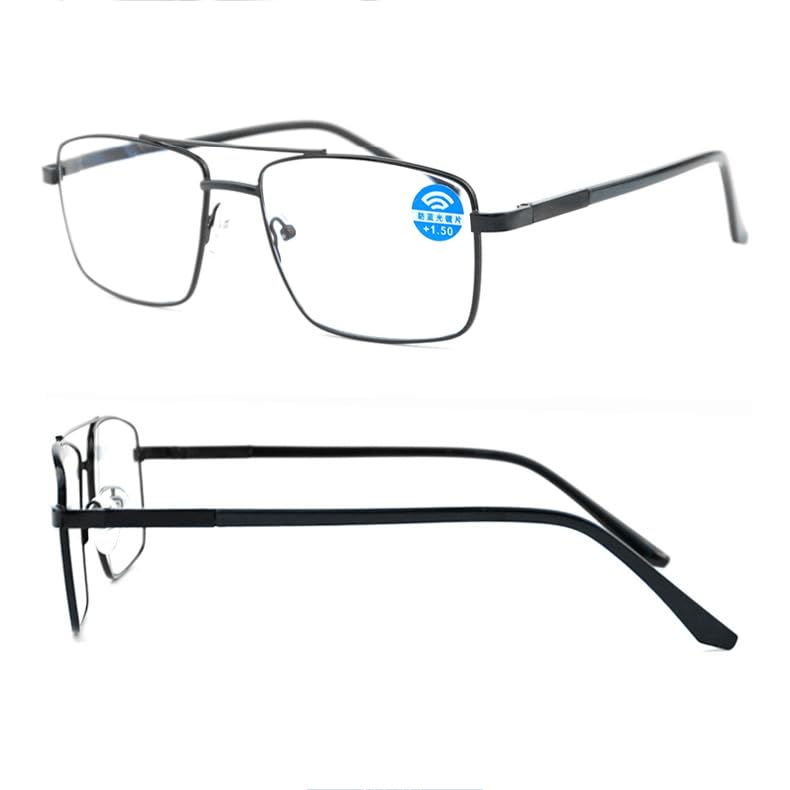 Progressive Multifocal Reading Glasses Without Suitable for Strong Sunlight and Harmful and Does Not Change Color Under Artificial Light or Indoors