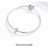 Yinziyun S925 Sterling Silver Bead Charm: Platinum-Plated, Diamond Accents, Openable Design