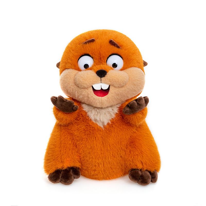 Nice Anime Hoppers Plush Cute King Georges Tom Lizard Plush Soft Stuffed Animal Beaver Plushie Doll Toy Birthday Gift for Kid